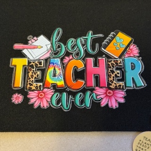 Teach zip pouch & keychain - Picture 2 of 4